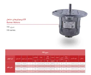 الکتروموتور مشعل